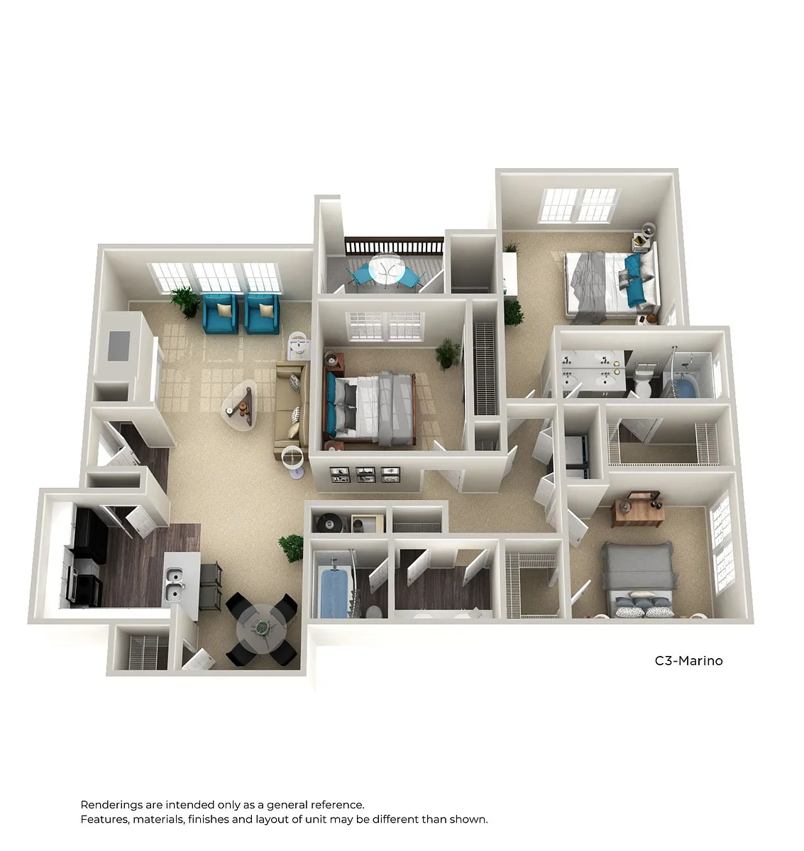 Floor plan C3 Platinum Renovation