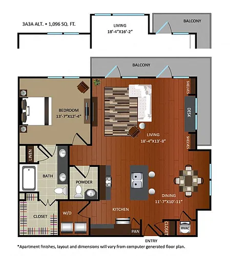 Floor plan 3A3