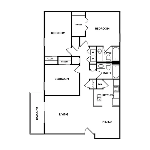 Floor plan White Oak
