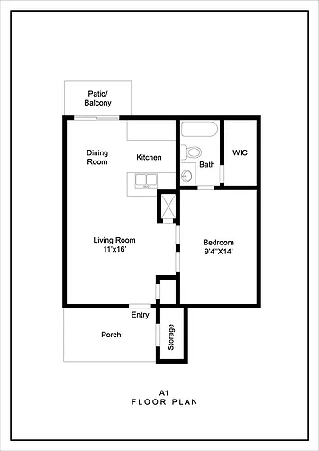 Floor plan A1
