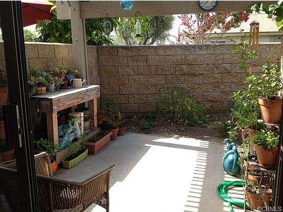 Relaxing private patio.