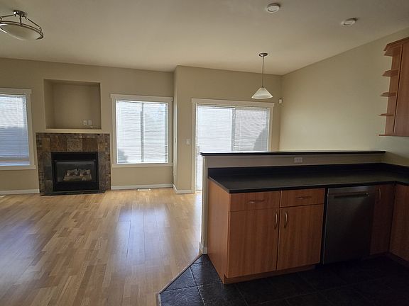 Open concept kitchen and family room