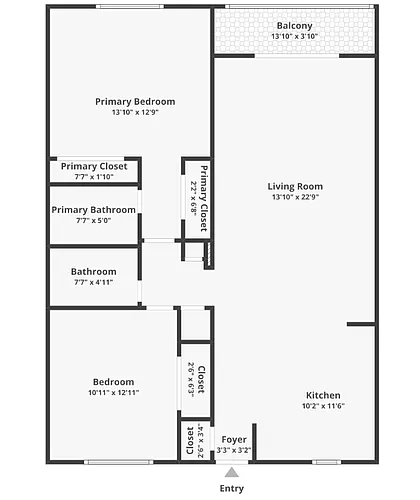 Floor plan Beachside Wing Open Patios - First Floor