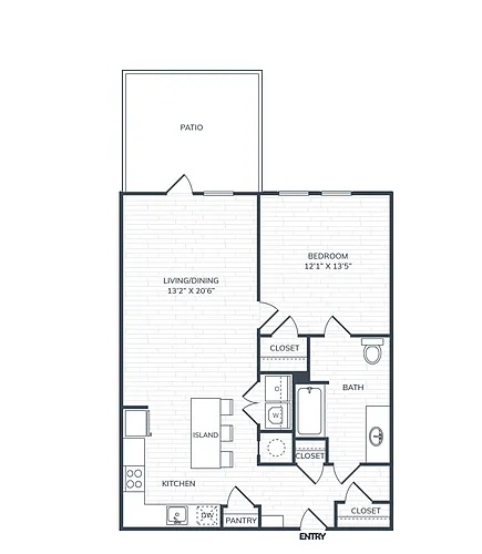 Floor plan PH2 A3P ADA