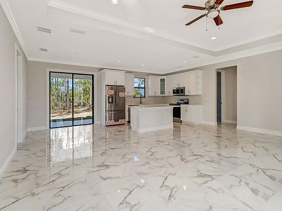 Open kitchen area