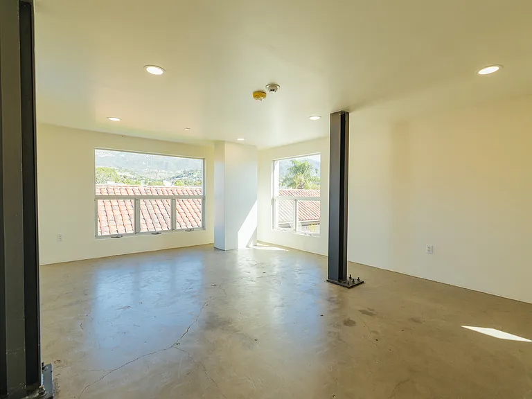 Second floor living and bedroom.