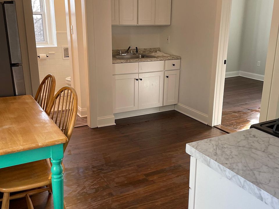Kitchen - Bedroom to right, Bathroom to Left