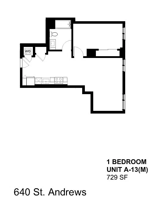 Floor plan A-13M