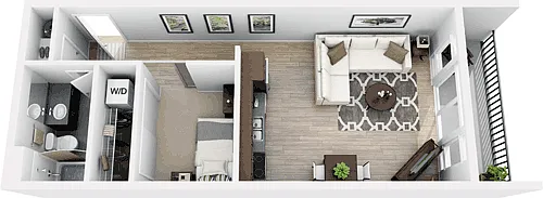 Floor plan S4 - Income Restricted