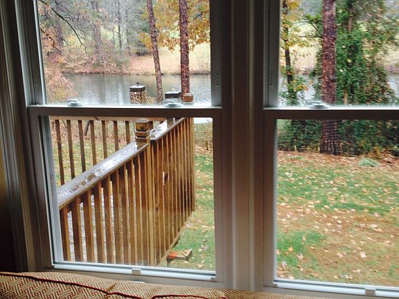 Sunroom View to yard/pond