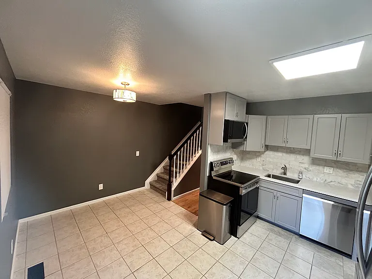 Kitchen and dining room