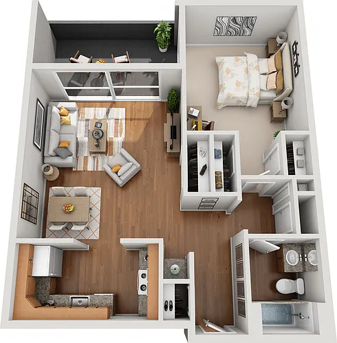 Floor plan 1C