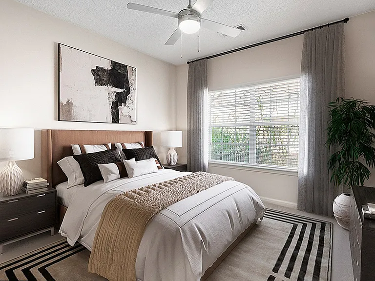 Spacious Bedrooms with Walk-In Closets