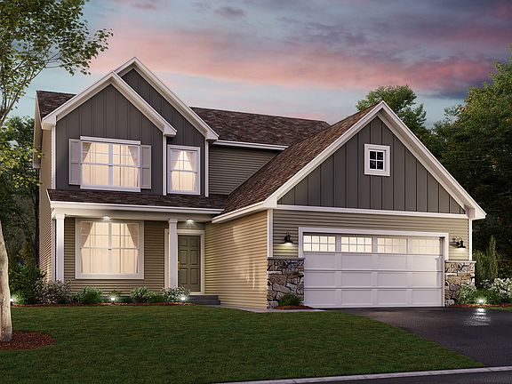Canton Elevation B - Stone