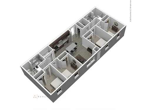 Floor plan 4x2 Standard