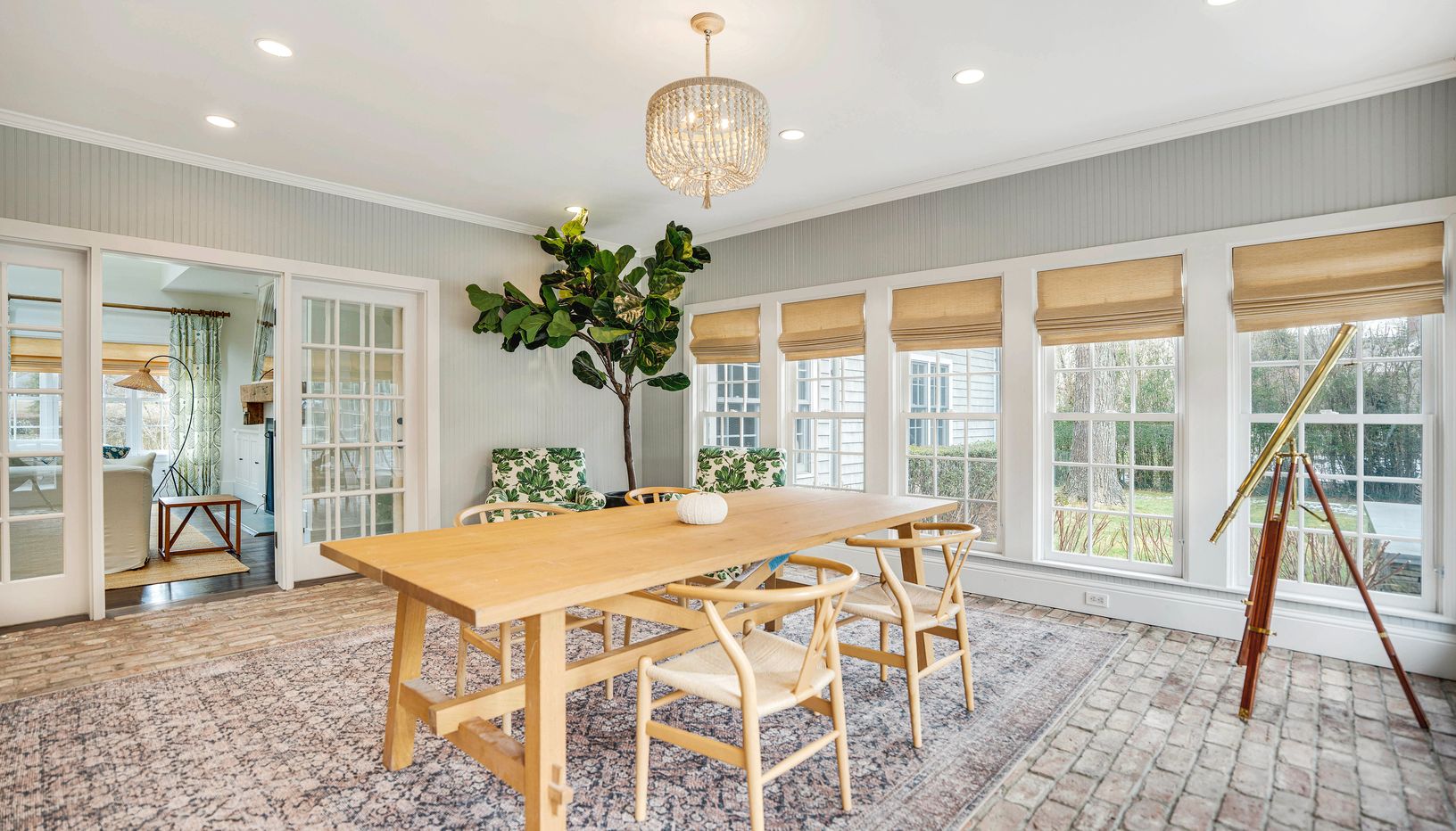  Sunroom open to back patio