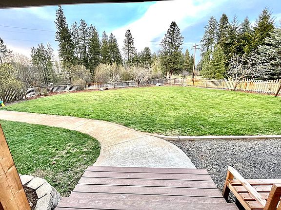 sprawling front yard