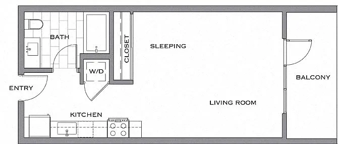Floor plan SB w/ Balcony