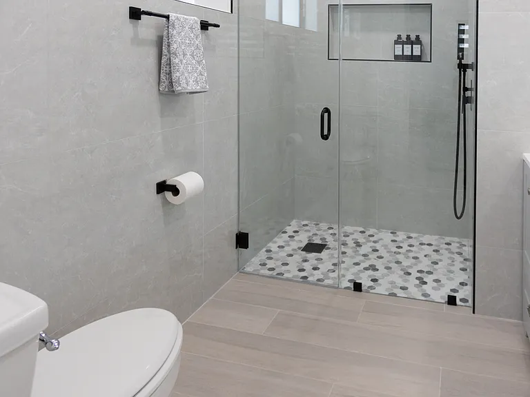 Mater Bathroom walk in shower