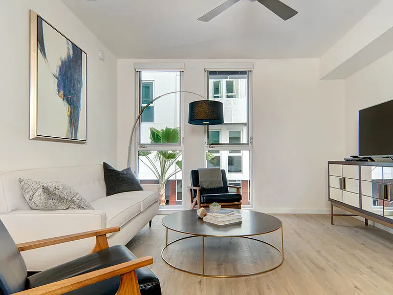 Living Room with Hard Surface Flooring