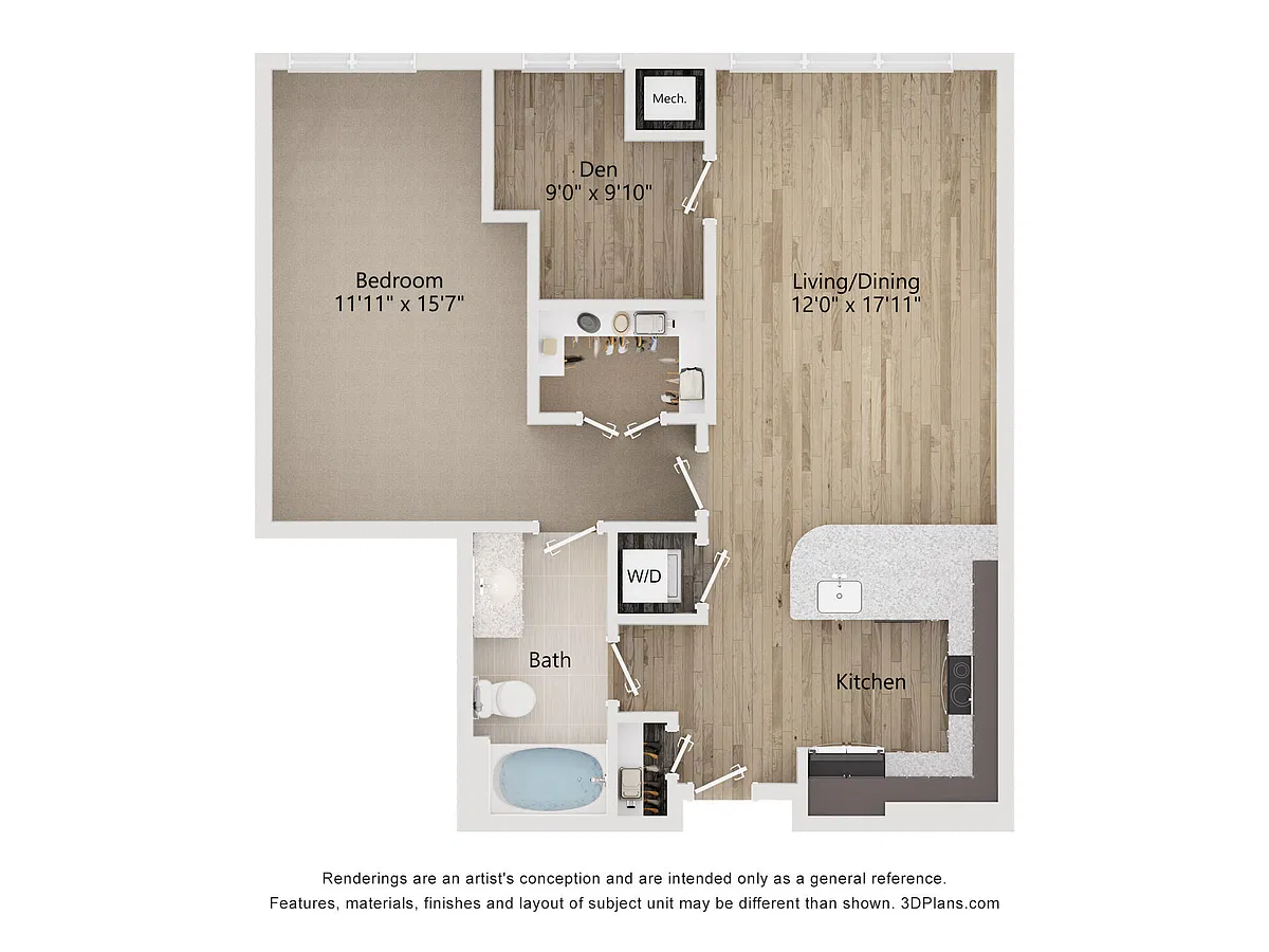 Floor plan A7D