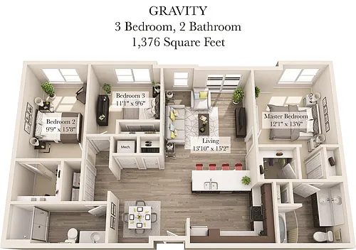 Floor plan Gravity
