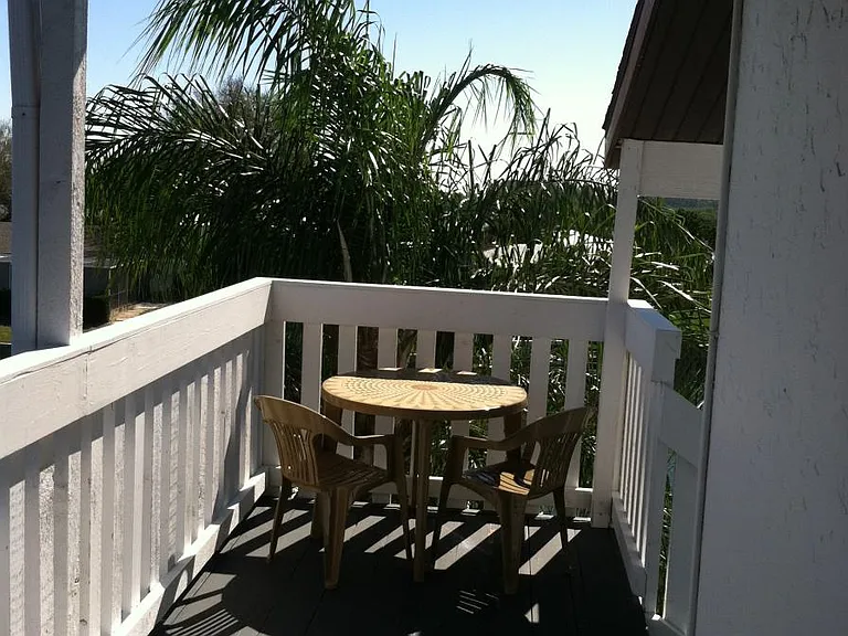 Front porch with treetop views to enjoy your morning coffee