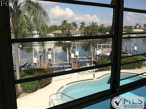 View from enclosed porch.