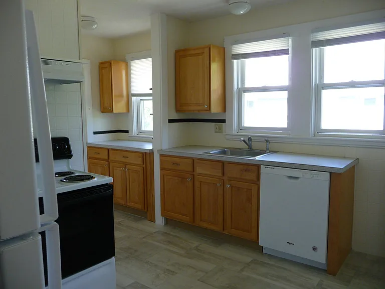 Kitchen showing butler's pantry