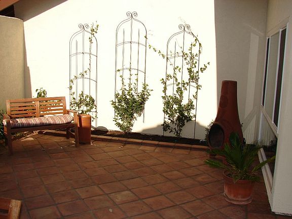 Front courtyard