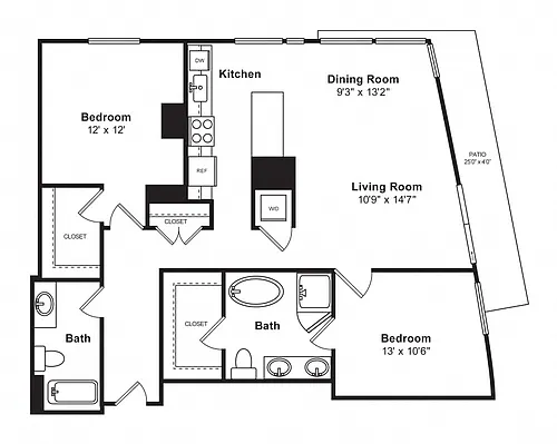 Floor plan B3