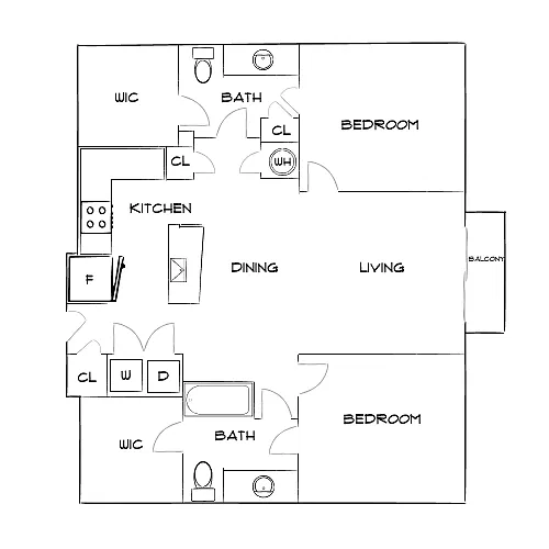Floor plan Design 2B