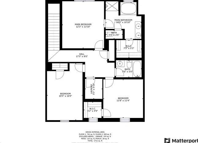 3 bed, 2.5 bath, 1663 sqft, $1,945 — Photo 3