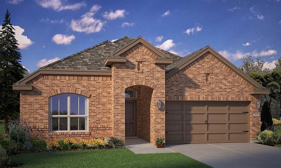 Front Elevation - D.R. Horton''s BlancoFloorplan Elevation H - All Home and community information, including pricing, included features, terms, availability and amenities, are subject to change at any time without notice or obligation. All Drawings, pictures, photographs, video, square footages, floor plans, elevations, features, colors and sizes are approximate for illustration purposes only and will vary from the homes as built.