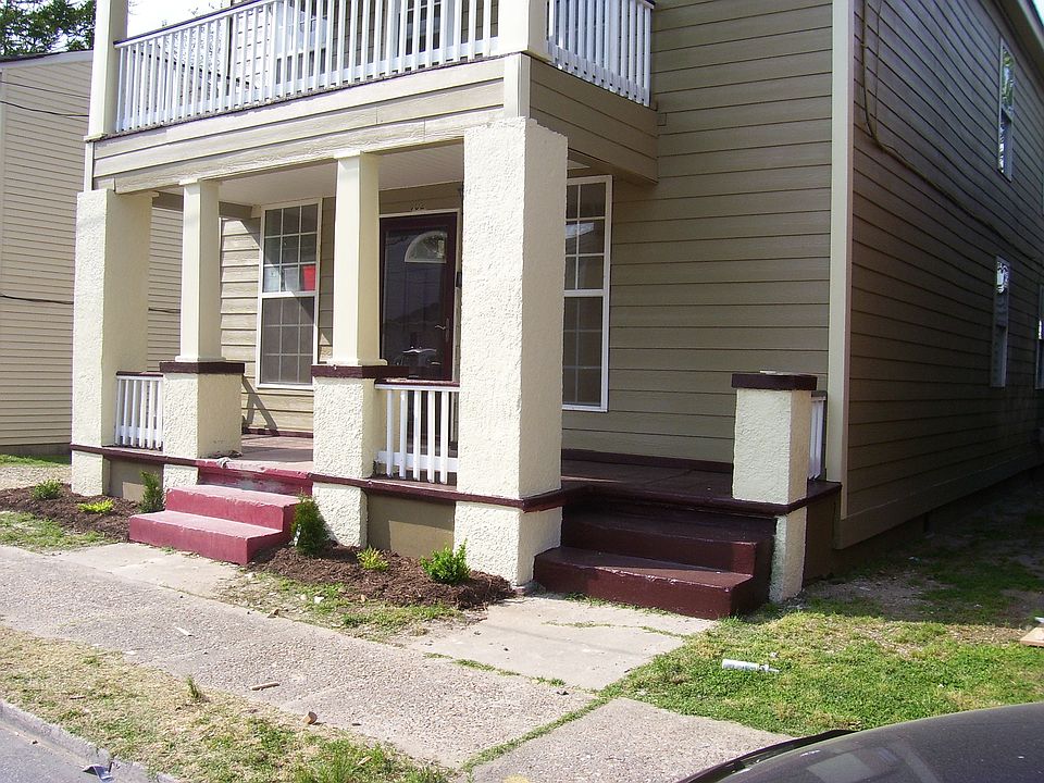 Front Porch and Balcony.