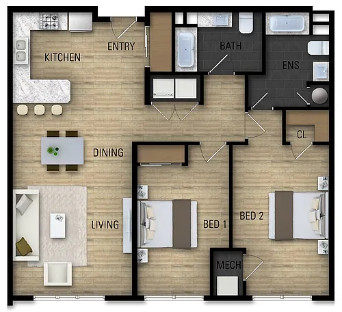 Floor plan 29w2b2