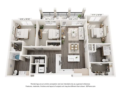 Floor plan C1
