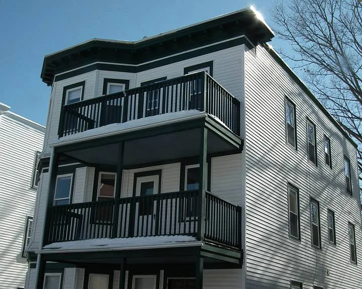 Enjoy watching ball games from the best seat in the house! Access via two flights of front or rear stairs