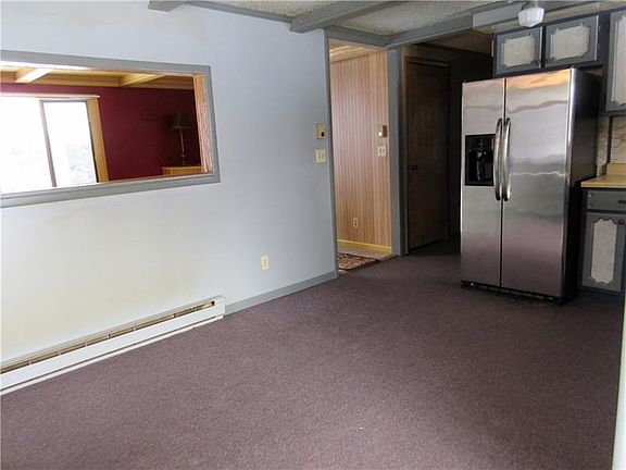 There is plenty of dining space in the kitchen.