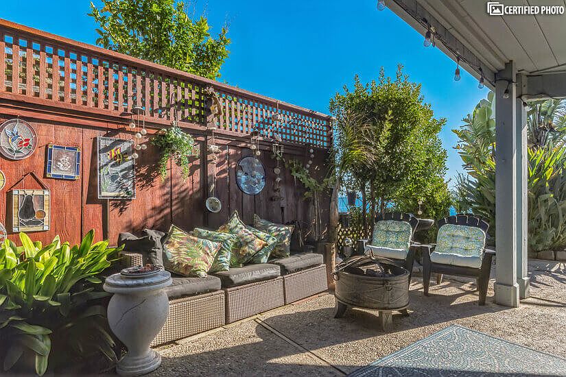 Private yard
