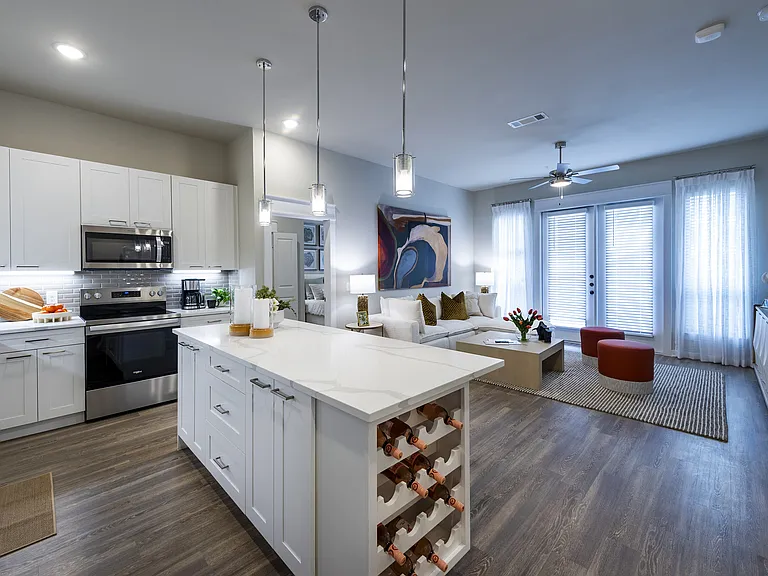 D2 Model Kitchen and Living