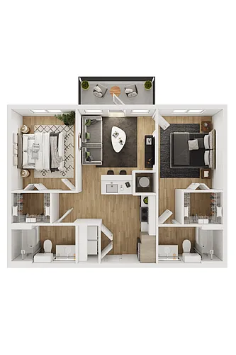 Floor plan B2 - 100% MFI (Eligibility Restrictions Apply)