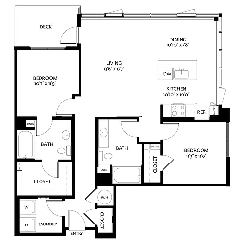 Floor plan B61