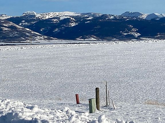 View to SE at corner marker