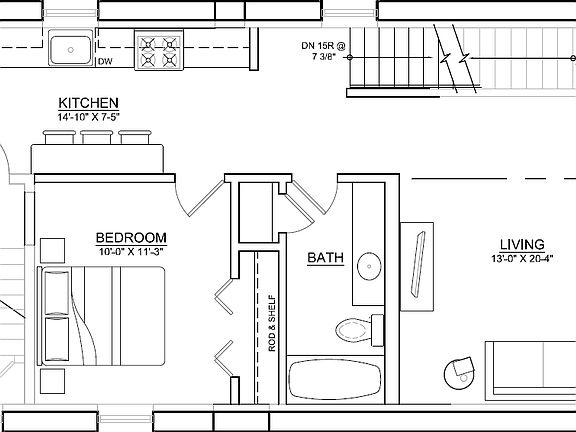 3rd image of 1056 N Hermitage Ave APT 1F