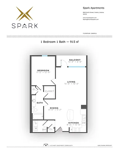 Floor plan Candela 1.1