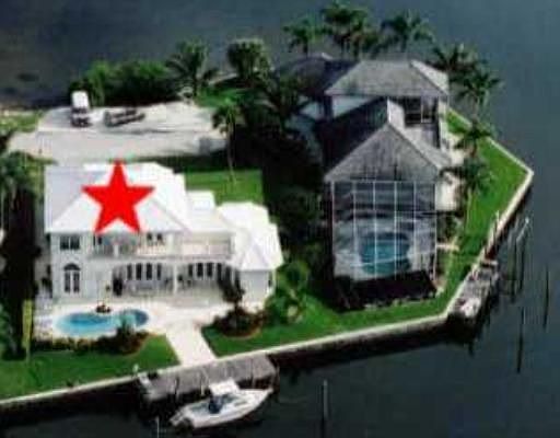 Spectacular waterfront estate w/dockage on Intracoastal at Inlet.
