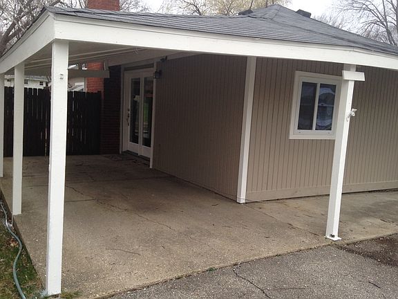Attached carport
