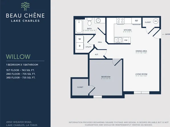 Beau Chene Lake Charles, 4950 Weaver Rd #C21, Lake Charles, LA 70605