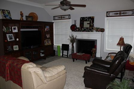 Den area off of kitchen